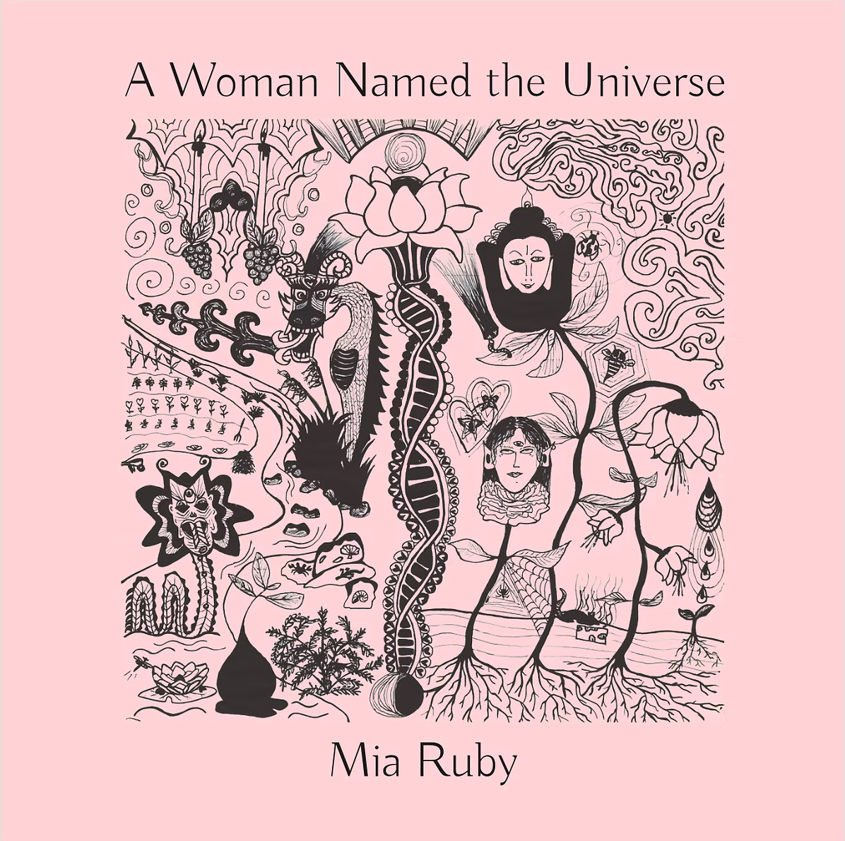 Cover artwork for the poetry collection A Woman Named the Universe